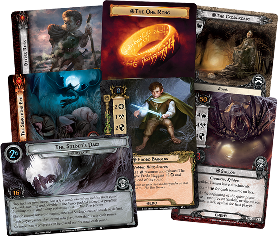 The Lord of the Rings: The Card Game - The Land of Shadow cards