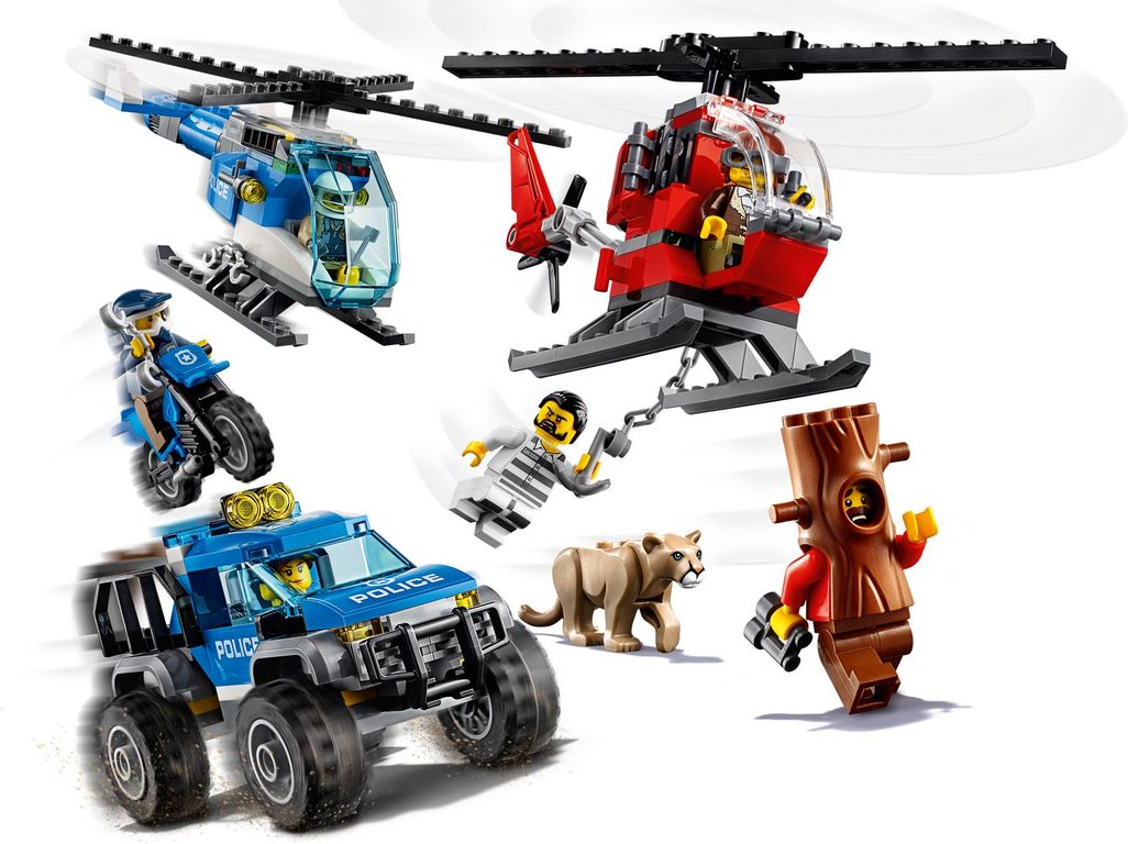 LEGO® City Montaña: Comisaría de policía minifiguras