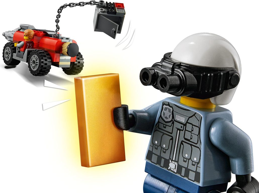 LEGO® City Elite Police Driller Chase components