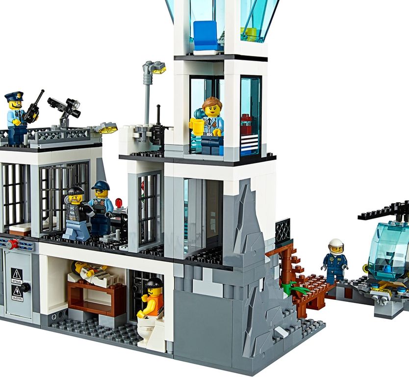 LEGO® City Polizeiquartier auf der Gefängnisinsel rückseite