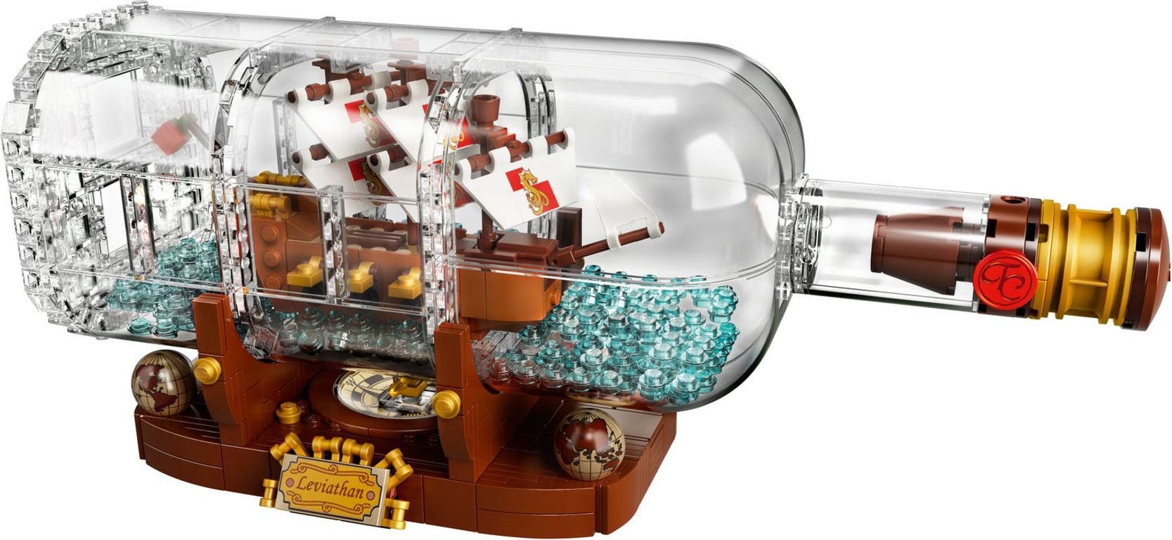 LEGO® Ideas Schip in een fles componenten