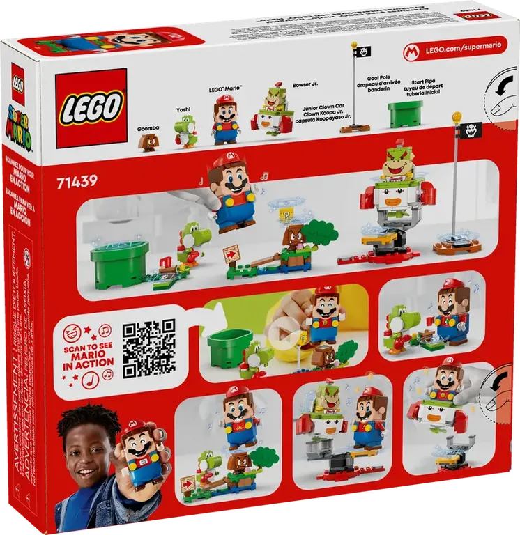 LEGO® Super Mario™ Adventures with Interactive LEGO Mario back of the box