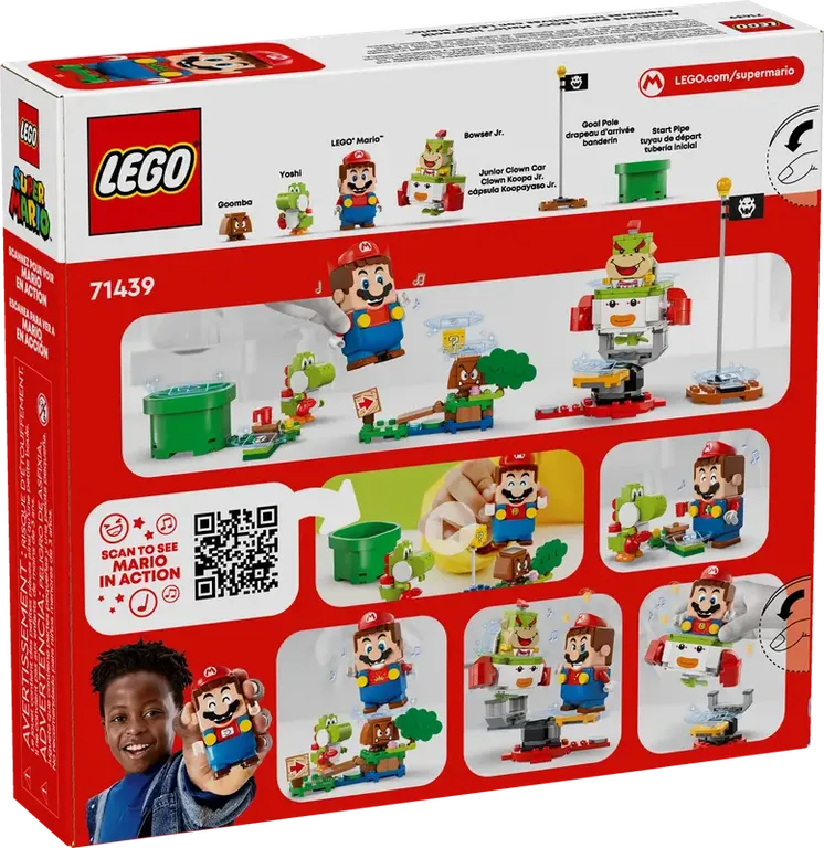 LEGO® Super Mario™ Abenteuer mit dem interaktiven LEGO Mario rückseite der box