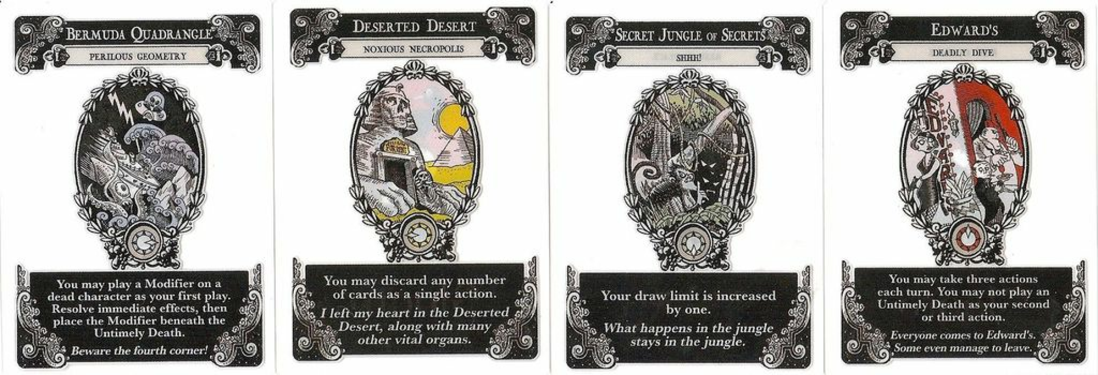 Gloom: Unfortunate Expeditions cards