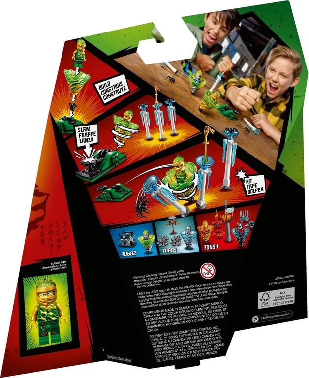 LEGO® Ninjago Spinjitzu Slam Lloyd back of the box