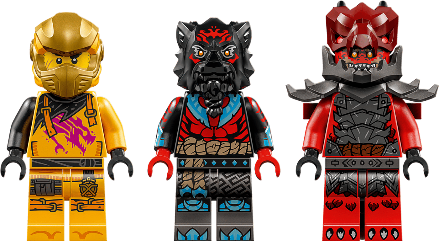LEGO® Ninjago Jet Super Storm di Ras e Arin minifigure