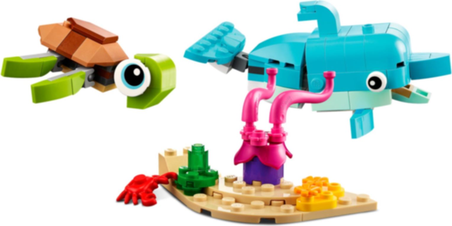 LEGO® Creator Delfin und Schildkröte komponenten