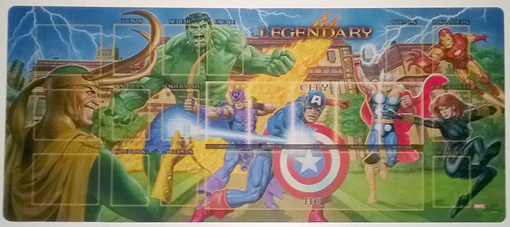 Legendary: A Marvel Deck Building Game – Organized Play Kit #1 tavolo da gioco