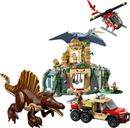 LEGO® Jurassic World Spinosaurus & Quetzalcoatlus Air Mission components