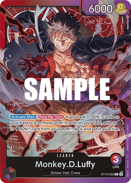 One Piece TCG: Ultra Deck - The Three Captains card