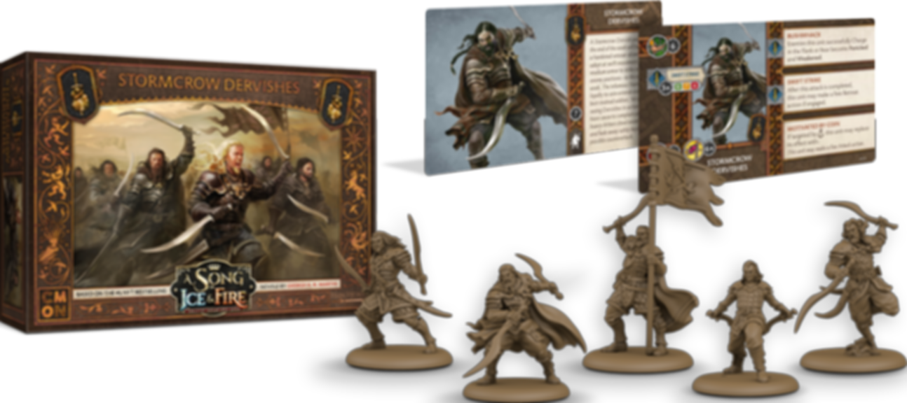 A Song of Ice & Fire: Tabletop Miniatures Game – Stormcrow Dervishes partes