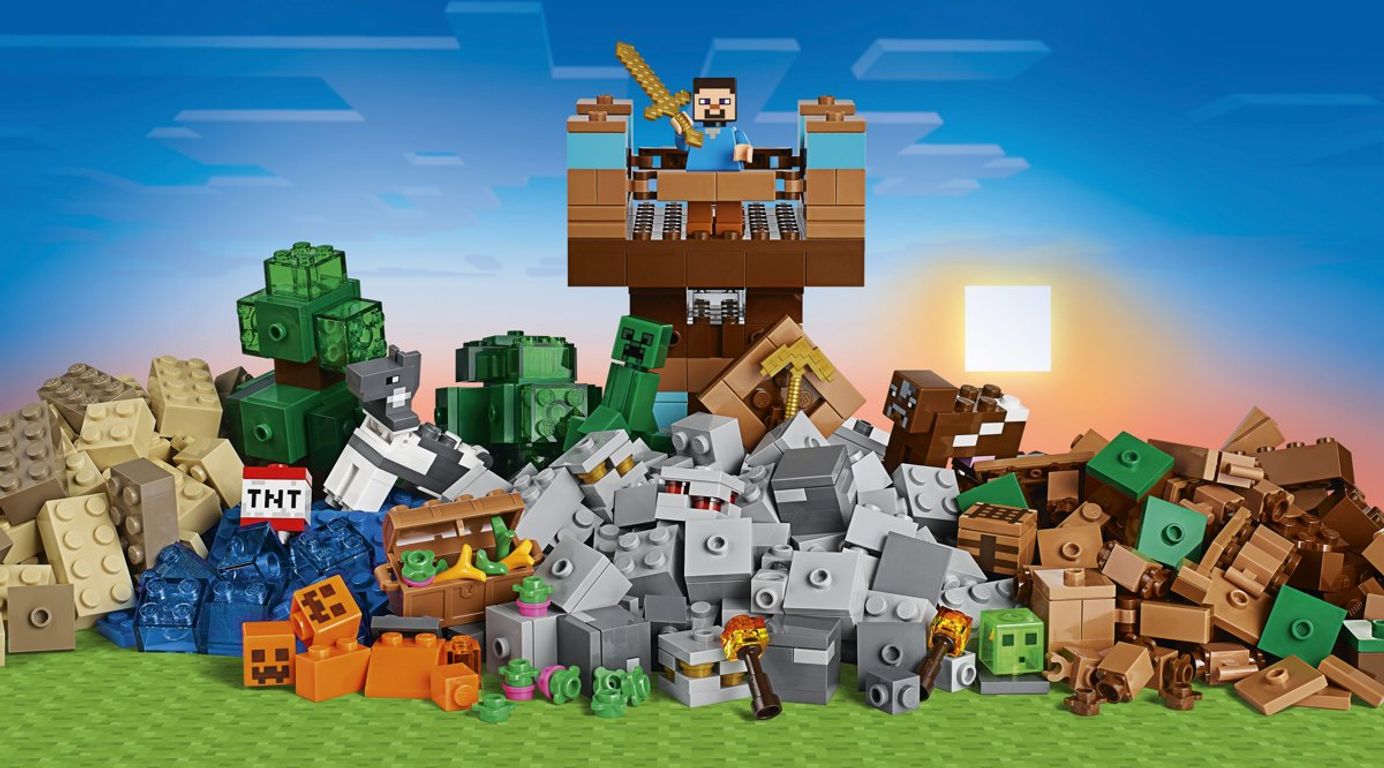 LEGO® Minecraft The Crafting Box 2.0 components