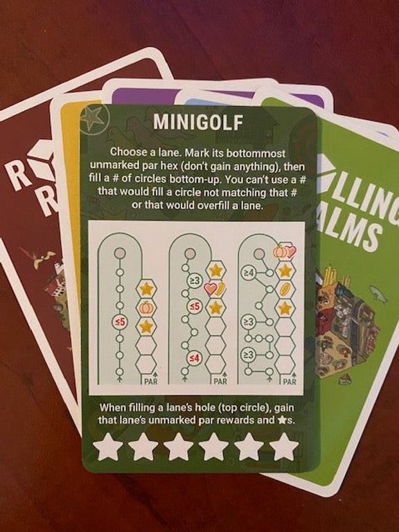 Rolling Realms: Minigolf Promo Pack komponenten
