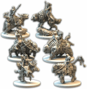 Tainted Grail: Monsters of Avalon – Mounted Characters Set miniaturas