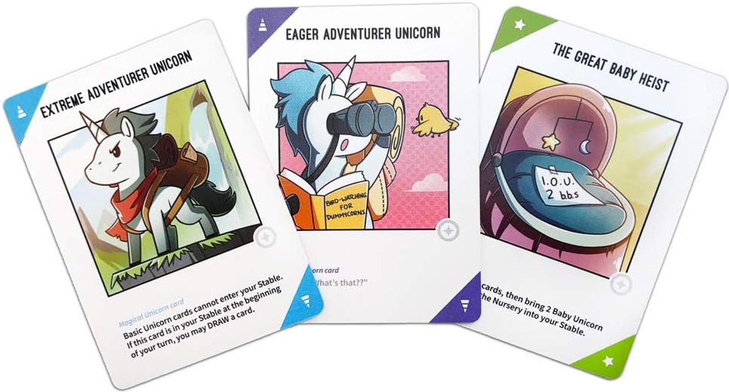 Unstable Unicorns: Adventures kaarten