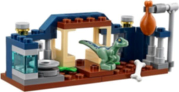 LEGO® Jurassic World Baby Velociraptor Play Pen componenten