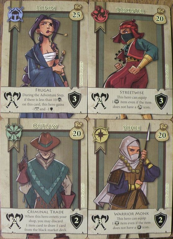 Bargain Quest: The Black Market Expansion cards