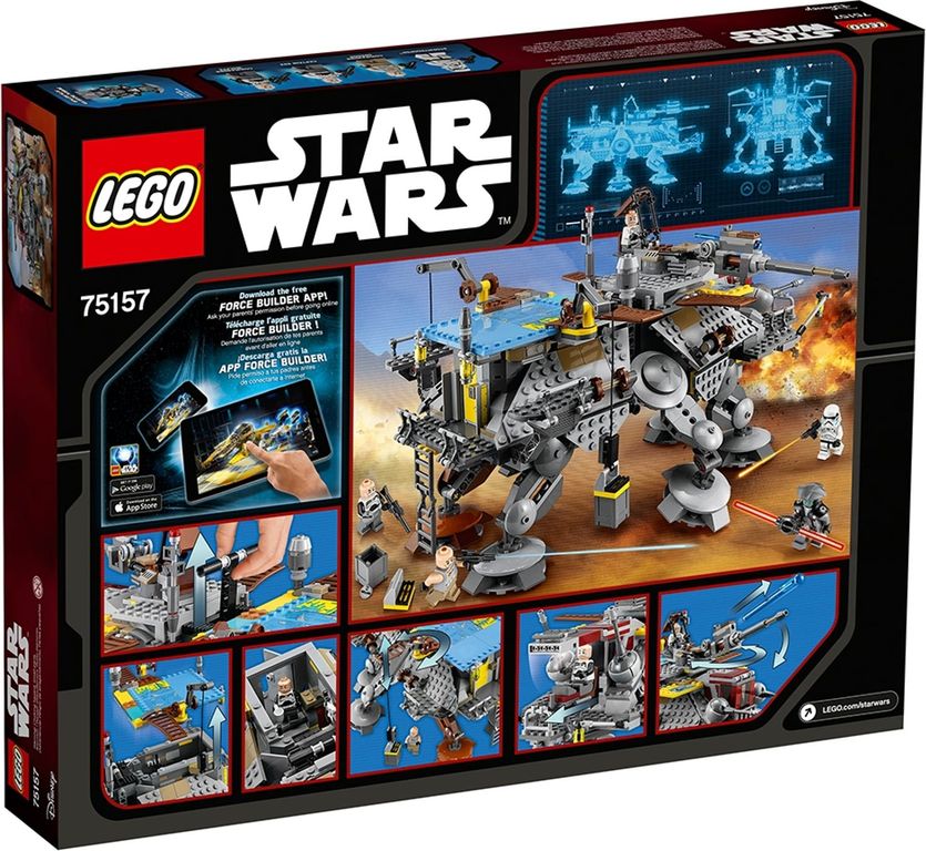 LEGO® Star Wars Captain Rex's AT-TE™ back of the box