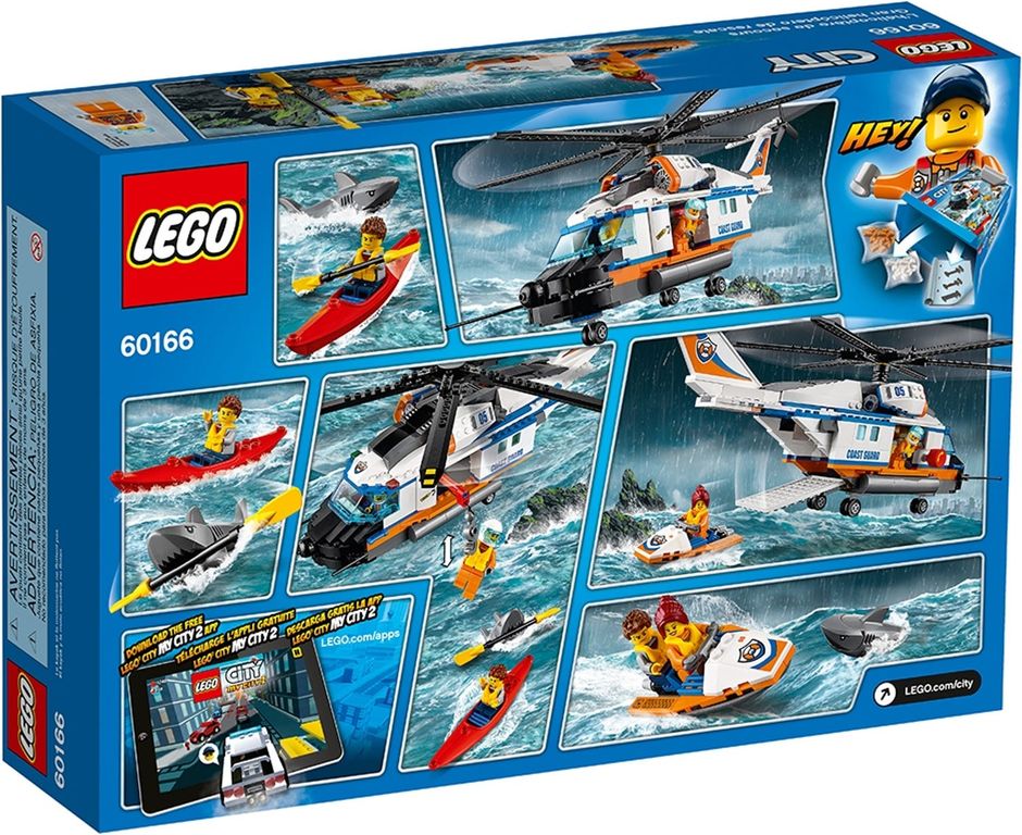 LEGO® City Seenot-Rettungshubschrauber rückseite der box