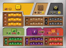 Terraforming Mars: Dual Layer Player Boards