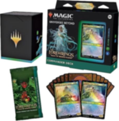 Magic: The Gathering - Commander Deck Lord of the Rings: Tales of Middle-earth - Elven Council componenten