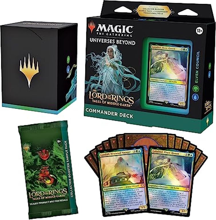 Magic: The Gathering - Commander Deck Lord of the Rings: Tales of Middle-earth - Elven Council komponenten