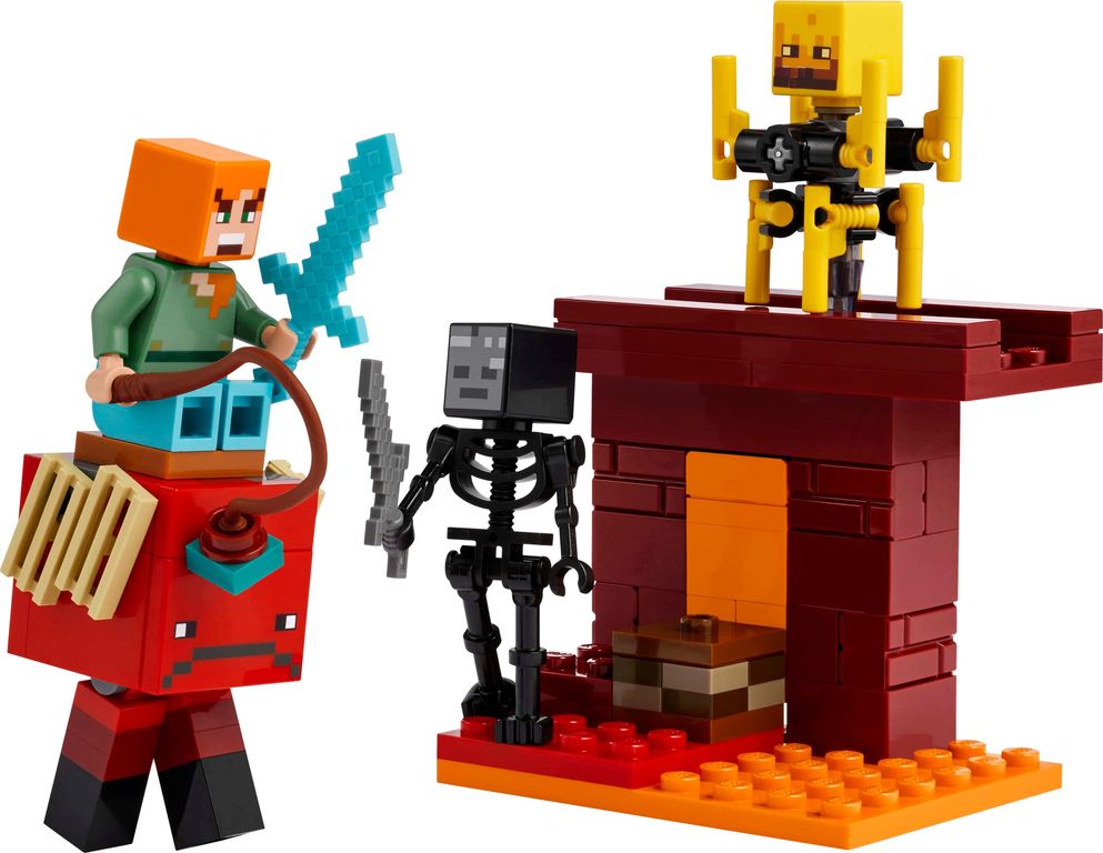 LEGO® Minecraft The Nether Lava Battle components