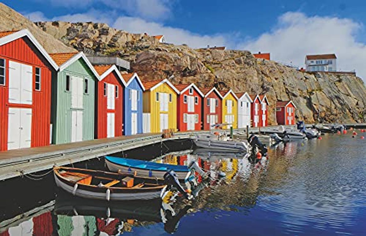 Colorful Scandinavian Houses