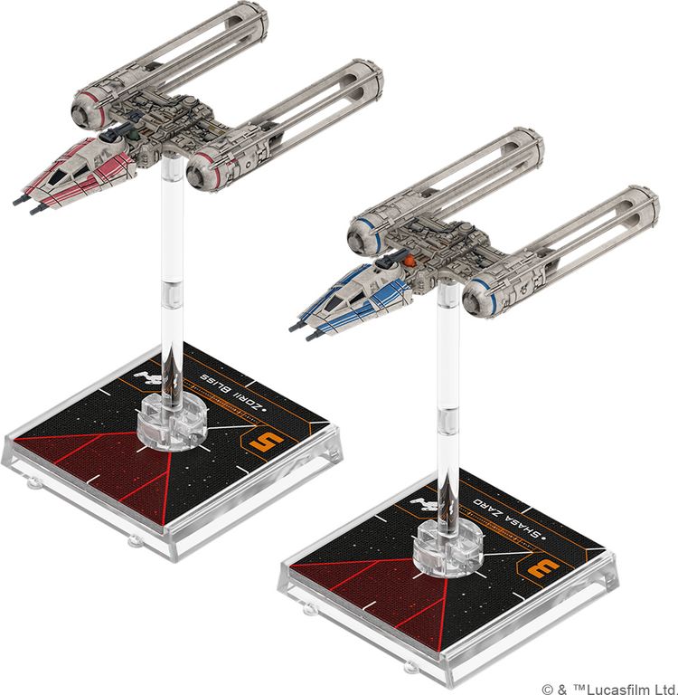 Star Wars: X-Wing (Second Edition) – BTA-NR2 Y-wing Expansion Pack miniature