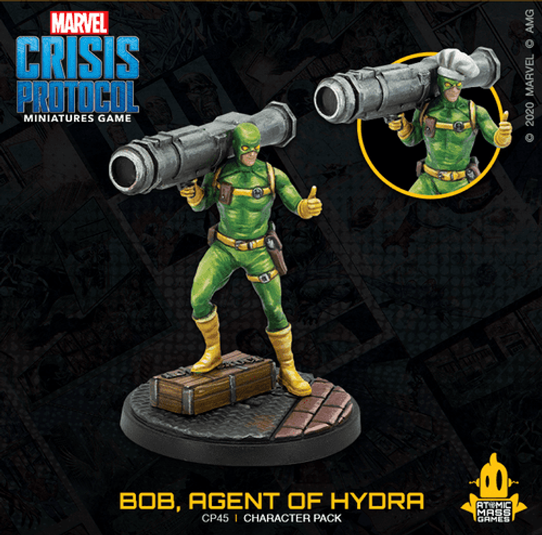 Marvel: Crisis Protocol – Deadpool & Bob, Agent of Hydra miniatura