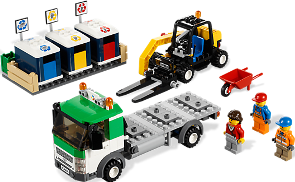 LEGO® City Recycling Truck components