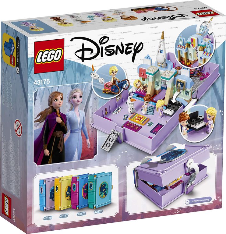 LEGO® Disney Anna and Elsa's Storybook Adventures back of the box