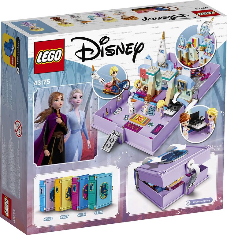 LEGO® Disney Les aventures d'Anna et Elsa dans un livre de contes dos de la boîte