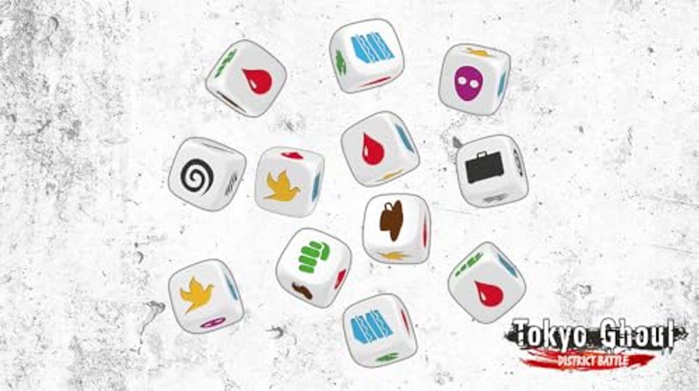 Tokyo Ghoul District Battle dice