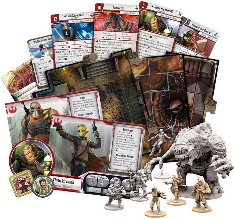 Star Wars: Imperial Assault – El Reino de Jabba partes