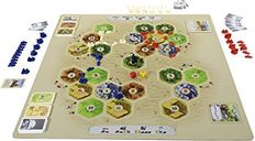 Catan playmat Desert gameplay