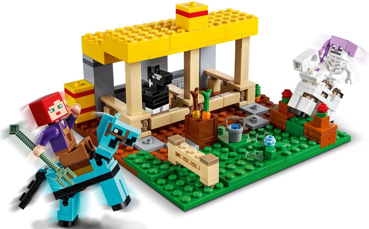 LEGO® Minecraft De paardenstal speelwijze