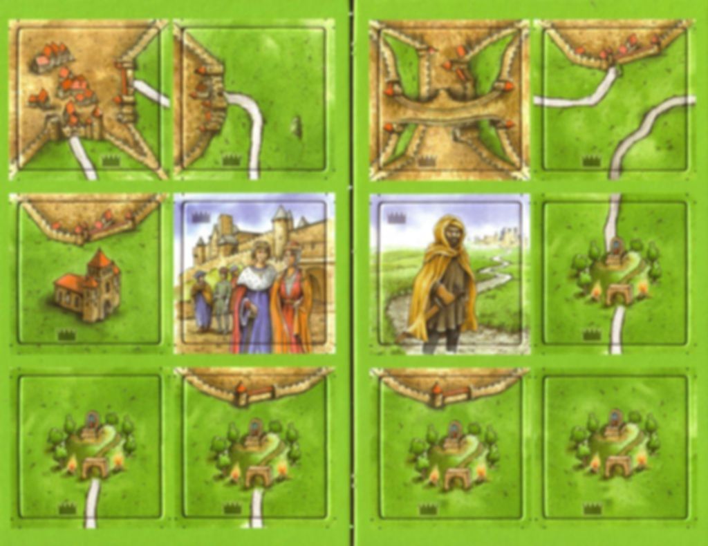 Carcassonne: Count, King & Robber tiles
