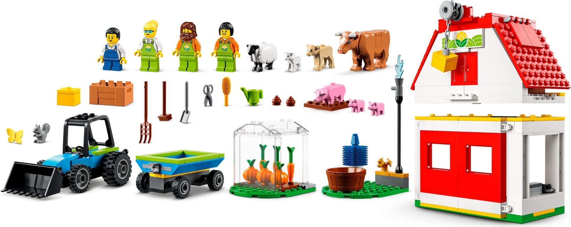 LEGO® City Barn & Farm Animals components
