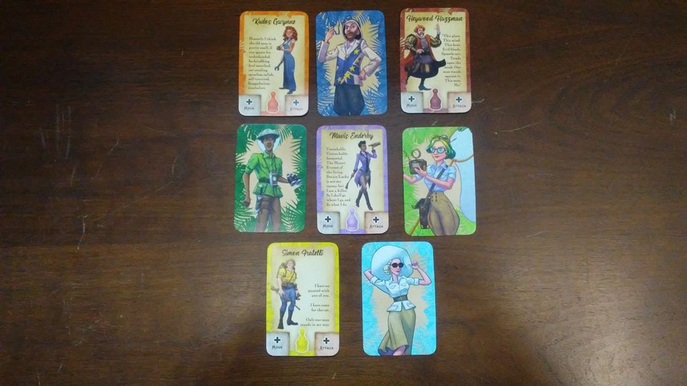 The Island of Doctor Lucky cards