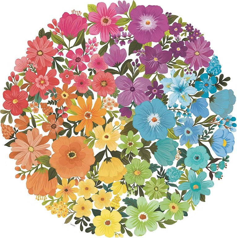 Circle of Colors - Flowers