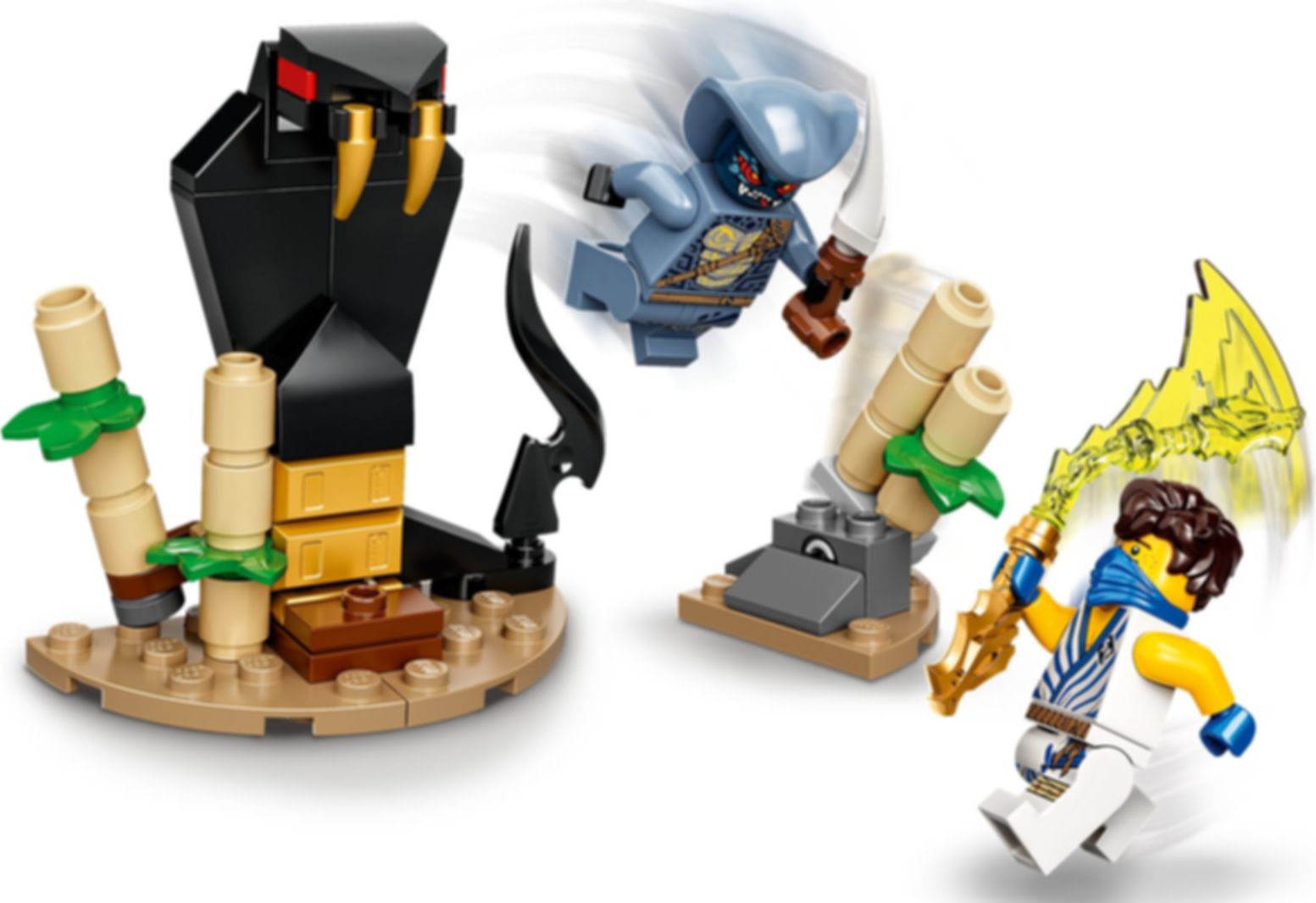 LEGO® Ninjago Epische Strijd set - Jay tegen Serpentine speelwijze