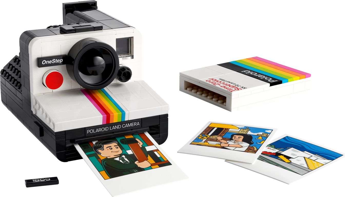 LEGO® Ideas Polaroid OneStep SX-70 Camera components