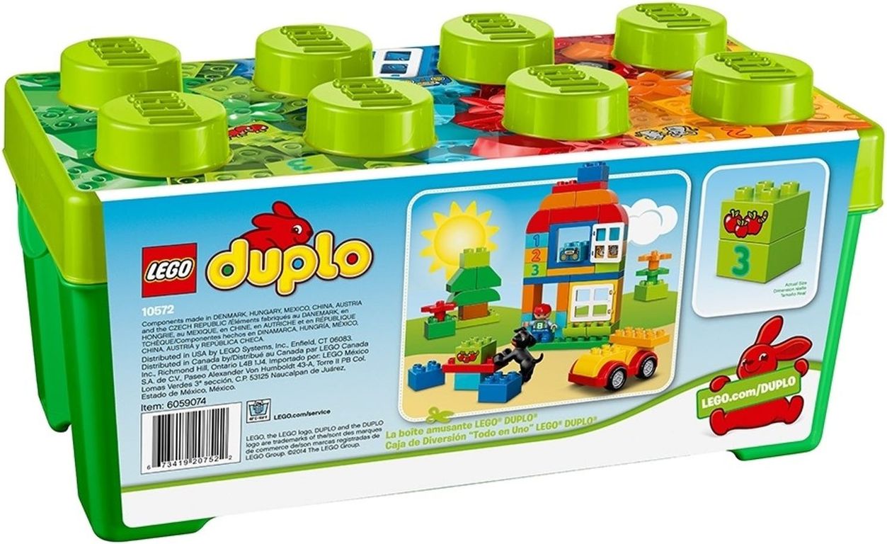 LEGO® DUPLO® Große Steinbox rückseite der box