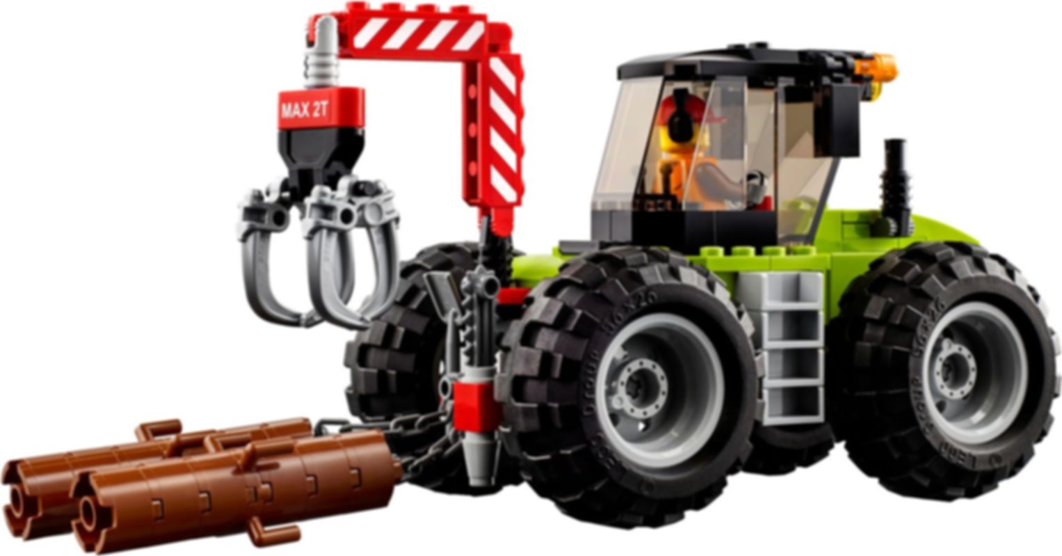 LEGO® City Le tracteur forestier composants