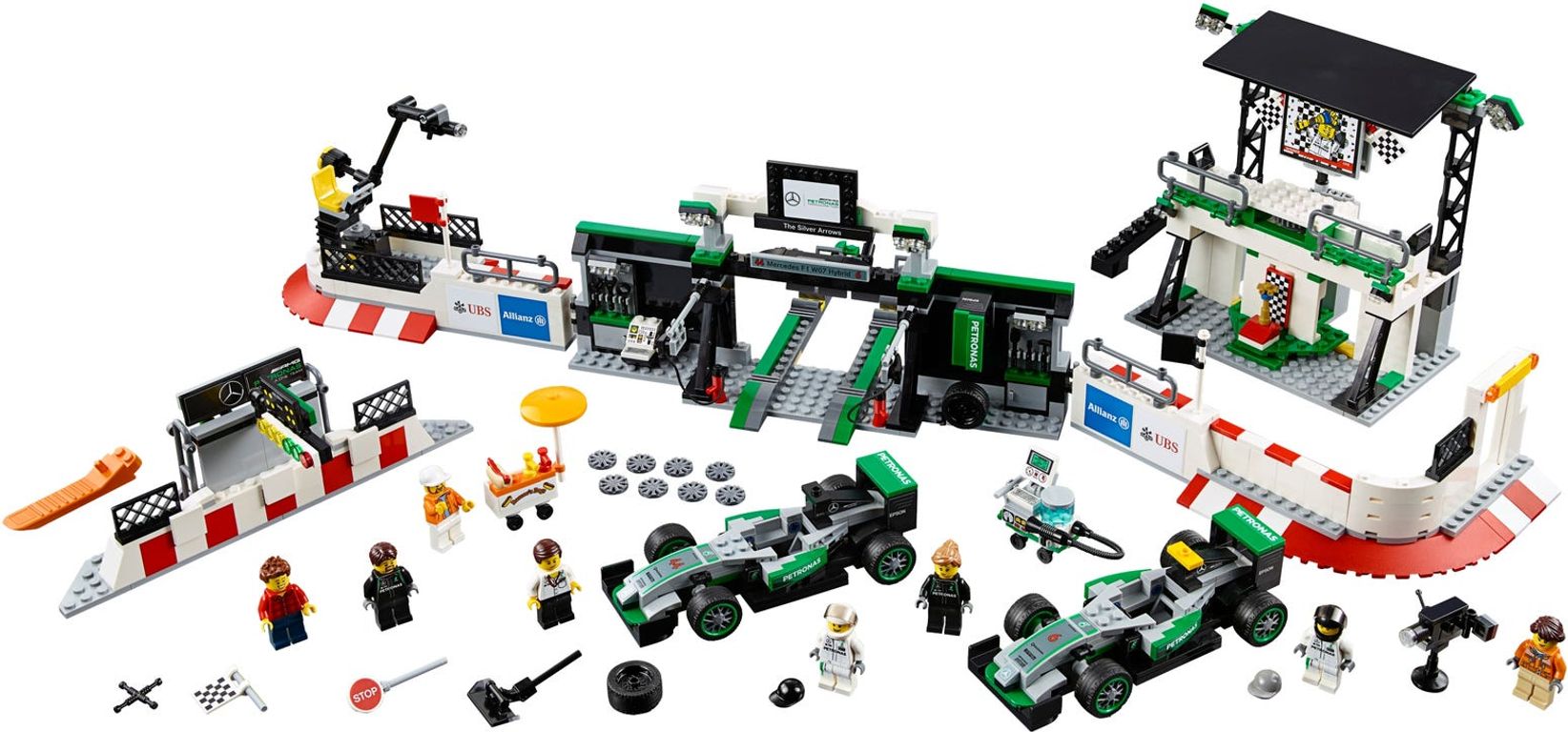 LEGO® Speed Champions MERCEDES AMG PETRONAS Formula One™ Team komponenten