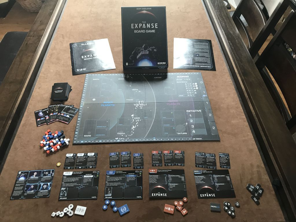 The Expanse Board Game composants