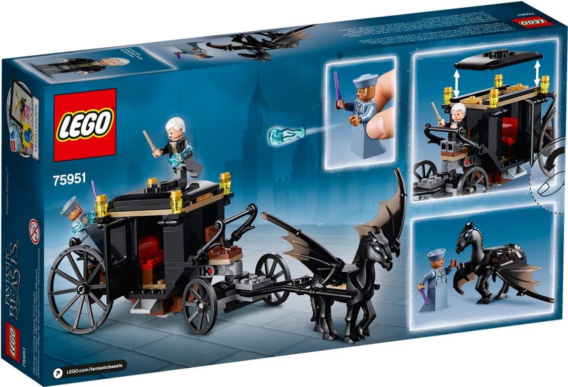 LEGO® Harry Potter™ Grindelwald's Escape back of the box