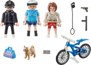 Playmobil® City Action Police Bicycle with Thief components