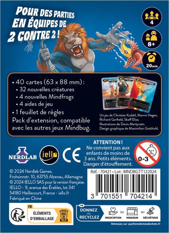 Mindbug: Tag Team dos de la boîte